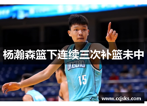 杨瀚森篮下连续三次补篮未中